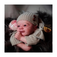 Poupée réaliste de 48cm pour bébé fille, jouet en vinyle souple, adorable, cadeau d'anniversaire pour enfant