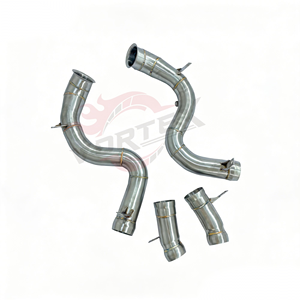 Tubo de Escape de Alto Rendimiento Vortex, de Acero Inoxidable Pulido Espejo, para Mercedes-Benz W222 AMG S63 4.0T - Product Image 2