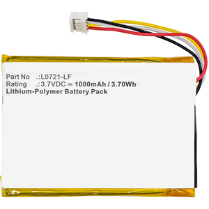 แบตเตอรี่ลำโพงสำรอง 3.7V 1000mAh สำหรับ <span class=keywords><strong>JBL</strong></span> L0721-LF, Clip 3, Clip 3AN, Clip 3SAND - Product Image 2