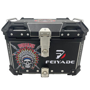 กล่องท้ายมอเตอร์ไซค์อะลูมิเนียม 45 ลิตร พร้อมกุญแจล็อคและพนักพิง  ใช้ได้กับรถ Yamaha ADV สำหรับการเดินทางและการขับขี่ในชีวิตประจำวัน - Product Image 3