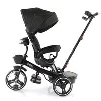 Tricycle Spécial Style Tricycle avec Musique MP3 et Lumières, Cadre en Acier, 4-en-1, Chaise Inclinable à Trois Roues en Plastique pour Enfants de 1 à 4 Ans