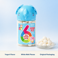 Collation pour bébé aromatisée aux fruits Aimo - Sucrée, délicieuse, saine, nutritive, riche en probiotiques, texture semi-molle, durée de conservation de 12 mois, boîte de 22 g