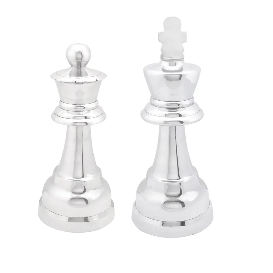 Jeu d'échecs personnalisé en laiton, acier inoxydable et aluminium, pièces métalliques, avec tour cnc, service de fraisage et d'usinage