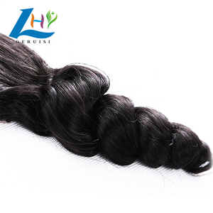 L'indiano vergine di fascia alta produce <span class=keywords><strong>prodotti</strong></span> di bellezza fatti in casa, veri capelli indiani non trattati capelli umani sciolti dell'onda - Product Image 3