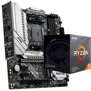 Carte mère MSI MAG B550M MORTAR WIFI d'occasion supportant les processeurs AMD Ryzen 5 3500X 3600 3600X et <span class=keywords><strong>R7</strong></span> 3700X <span class=keywords><strong>3800X</strong></span> 3900X - Product Image 3