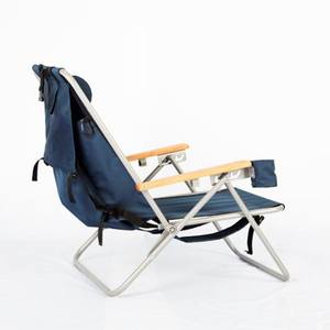 Silla de Playa Plegable Portátil de Acero Moderno Kejie con Capacidad para 250 Libras, Tela de Poliéster 600D, Diseño Fácil de Transportar - Product Image 4