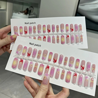 Super Fashion PMMA Luxe Certifié CE Kit de 30 faux ongles vernis brillant fabriqués à la machine de haute qualité SGF-07
