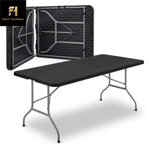 <span class=keywords><strong>Table</strong></span> <span class=keywords><strong>pliante</strong></span> rectangulaire pliable d'extérieur <span class=keywords><strong>noire</strong></span> minimaliste <span class=keywords><strong>Table</strong></span> <span class=keywords><strong>pliante</strong></span> de camping portable et ensemble de chaises - Product Image 1
