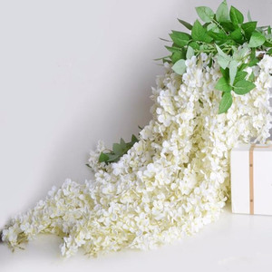 Guirnalda <span class=keywords><strong>de</strong></span> glicinia <span class=keywords><strong>de</strong></span> imitación <span class=keywords><strong>de</strong></span> seda blanca para colgar en el techo CF16004 Flor <span class=keywords><strong>de</strong></span> vid <span class=keywords><strong>de</strong></span> glicinia artificial - Product Image 3