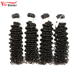 All'ingrosso capelli indiani vergini 100% ricci e profondi capelli umani naturali indiani listino prezzi i migliori venditori all'ingrosso di capelli indiani vergini - Product Image 4