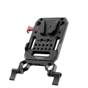 Poyinco Camera L Plate Quick Release Aluminum Alloy <b>Mount</b> For <b>V</b> <b>Mount</b> <b>Battery</b> - Product Image 1