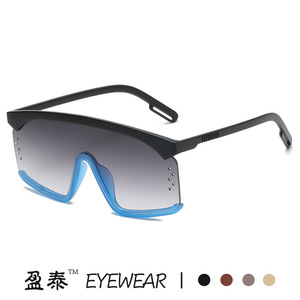 Yingtai Eyewear <b>Oversized</b> Frame <b>Sunglasses</b> PC UV400 Women's Fashion Sunshades - Product Image 5