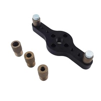 Gabarit de trou de poche vertical 6/8/10mm Kit de Guide de perçage à centrage automatique pour le travail du bois