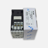 Contacteur à bobine CC EATON DILM25-10N(DC24V) 3P 25A 1NO avec contact auxiliaire, bornes à clipser, contrôle moteur 11kW, démarreur sur rail DIN DC24V