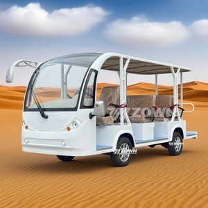 Bus touristique électrique à batterie avec châssis en acier durable pour station balnéaire - Product Image 4