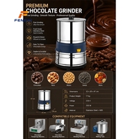 Machine à chocolat entièrement automatique FXS : Conche, raffineuse, broyeur, machine à raffiner, petite machine à fabriquer du chocolat