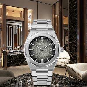 Reloj de Lujo para Hombre Besseron, Nuevo Estilo, Movimiento Mecánico Automático 8215, Cristal de Zafiro, Esfera Luminosa de Acero Inoxidable - Product Image 4