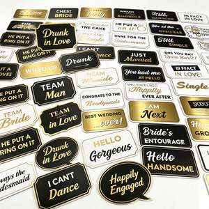 Decorazioni per Feste di Matrimonio, Ghirlanda di Carta 'Just Married', Striscioni e Bandierine, Banner 'Happy Wedding', Accessori per Foto Booth - Product Image 5