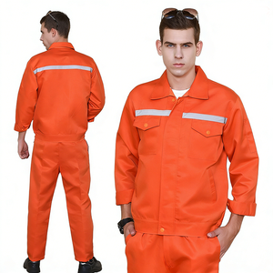 Ensemble de vêtements de travail robustes pour mécaniciens, anti-boulochage, résistant à la décoloration, unisexe, pour jeunes, haute visibilité, réfléchissant, imprimé sérigraphié - Product Image 3