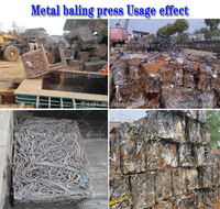 Presse à balles pour ferraille, acier et aluminium, compacteurs de métaux usagés