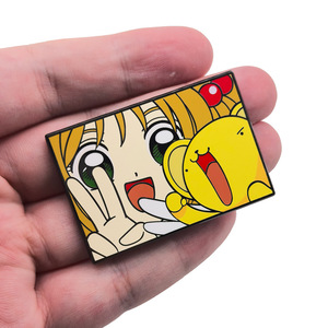 Nuevo diseño 5cm Anime <span class=keywords><strong>Card</strong></span> <span class=keywords><strong>Captor</strong></span> <span class=keywords><strong>Sakura</strong></span> Metal Badge Pins para mochila decoración de tela - Product Image 3