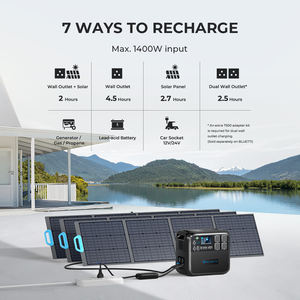 Centrale Solaire Portable <span class=keywords><strong>Bluetti</strong></span> en Gros avec Panneau Solaire, Générateur de Batterie 500W 1000W 2000W 3000W pour Secours Domiciliaire - Product Image 6