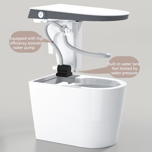 Bidet Intelligent Moderne Allongé au Sol Toilettes Sanitaires Intelligents Automatiques avec Télécommande pour Hôtels - Product Image 3