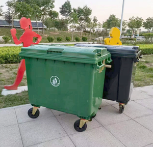 Contenedor de <span class=keywords><strong>Basura</strong></span> de Plástico Personalizable de Fábrica, Duradero, de 660 Litros, Compre una Cubeta de <span class=keywords><strong>Basura</strong></span> de Plástico con Tapa - Product Image 6