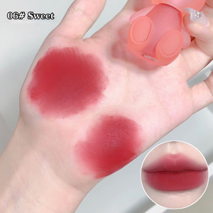 Gloss à lèvres léger effet mat waterproof, non collant, plusieurs couleurs, ingrédients minéraux, design mignon – Meilleures ventes - Product Image 3