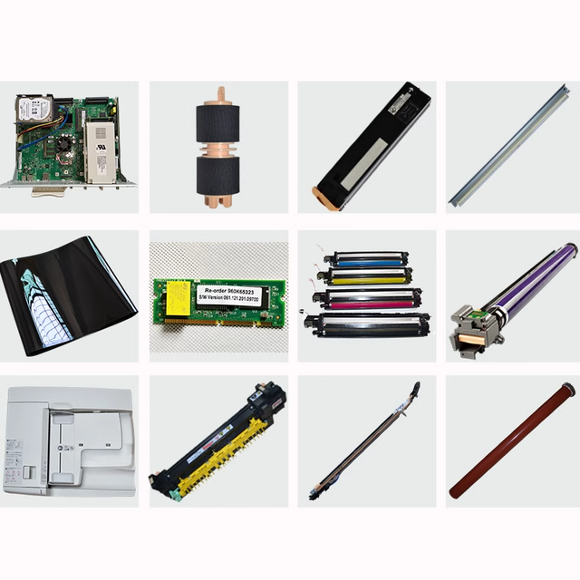 Copier Printer Disassembly Parts for Xerox Accessories Consumables Developer Fuser Unit OPC Drum Toner Cartridges Power Board