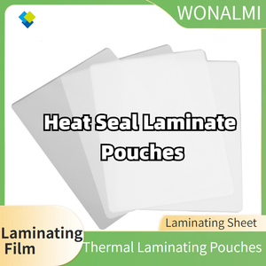 Lot de 100 pochettes de plastification thermique <span class=keywords><strong>A4</strong></span>, feuilles de plastification transparentes brillantes à sceller à la chaleur, compatibles avec toutes les plastifieuses thermiques <span class=keywords><strong>pour</strong></span> photos - Product Image 2