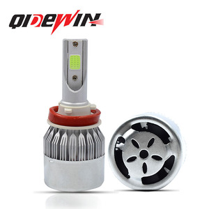 QideWin C6 <b>LED</b> <b>Headlights</b> 8000K Ice Blue H1 H3 H4 H7 H8 H11 H13 H16 9005 9006 9007 All In One Car Motorcycle Light - Product Image 5