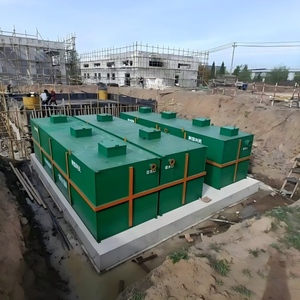 Planta de Tratamiento de Aguas Residuales MBR en Contenedor NQ-1, 20m/H, Sistema Automático de Aguas Residuales con PLC para Uso Comunitario y Municipal, 1 Año - Product Image 1