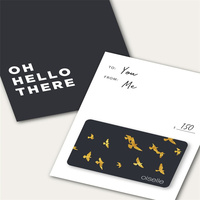Carte de remerciement personnalisée pour invitation de mariage Carte de vœux de luxe Cartes-cadeaux délicates vente en gros