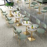 Moderne Sitzgruppen mit Sofa für Restaurant-Einrichtung, Fast-Food-Lokale und Cafés, Restaurant-Sofa mit Stühlen und Tisch
