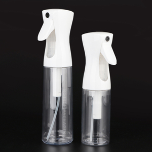 Bouteilles de pulvérisation de <span class=keywords><strong>coiffeur</strong></span> en PET clair de luxe de 500ml bouteilles de pulvérisation de cheveux élégantes pour les salons bouteille de pulvérisation continue - Product Image 1