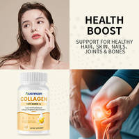 Comprimés de Collagène et Vitamine C Ausreson – Vitamines pour la Peau, Supplément Multivitaminé 1000mg, Comprimés à Croquer pour Adultes