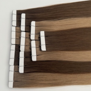 Extensiones de Cabello Adhesivas de Cabello Humano Liso para Salón de Belleza, Productos de Dropshipping 2025, Cabello Rubio - Product Image 2