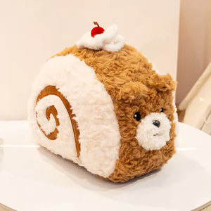 Cuscino Orsetto Cartone Animato All'ingrosso, Orsetto Chef <span class=keywords><strong>Torta</strong></span> di Compleanno, Orsetto Pane Imbottito per Snack e Decorazioni - Product Image 4