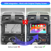 Module décodeur sans fil Apple CarPlay et Android Auto OEM amélioré pour Toyota Blade 2006-2012