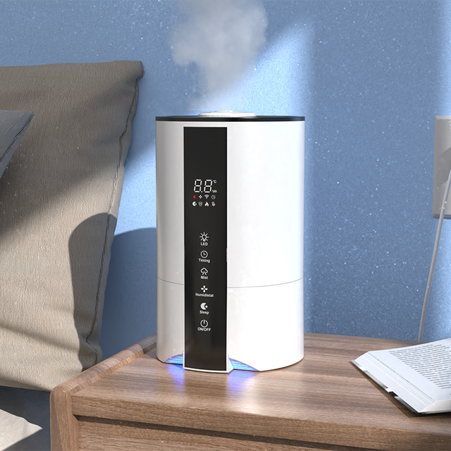 Portable Top Water Add Touch Led Screen Control High Mist 4.5L Ultrasonic Air Humidifier for Home Hotel Office
