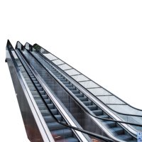 Escalator électrique extérieur FUJI Chine 30-35 degrés pour centres commerciaux, en acier inoxydable, usage intensif, 0,5 m/s, entraînement AC/Hydraulique
