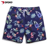 Joyord Oem/Odm Custom Zwembroek Polyester Shorts Vrouwen Elastische Zwembroek Pantalones De Hombre Strand Korte Broek Voor mannen