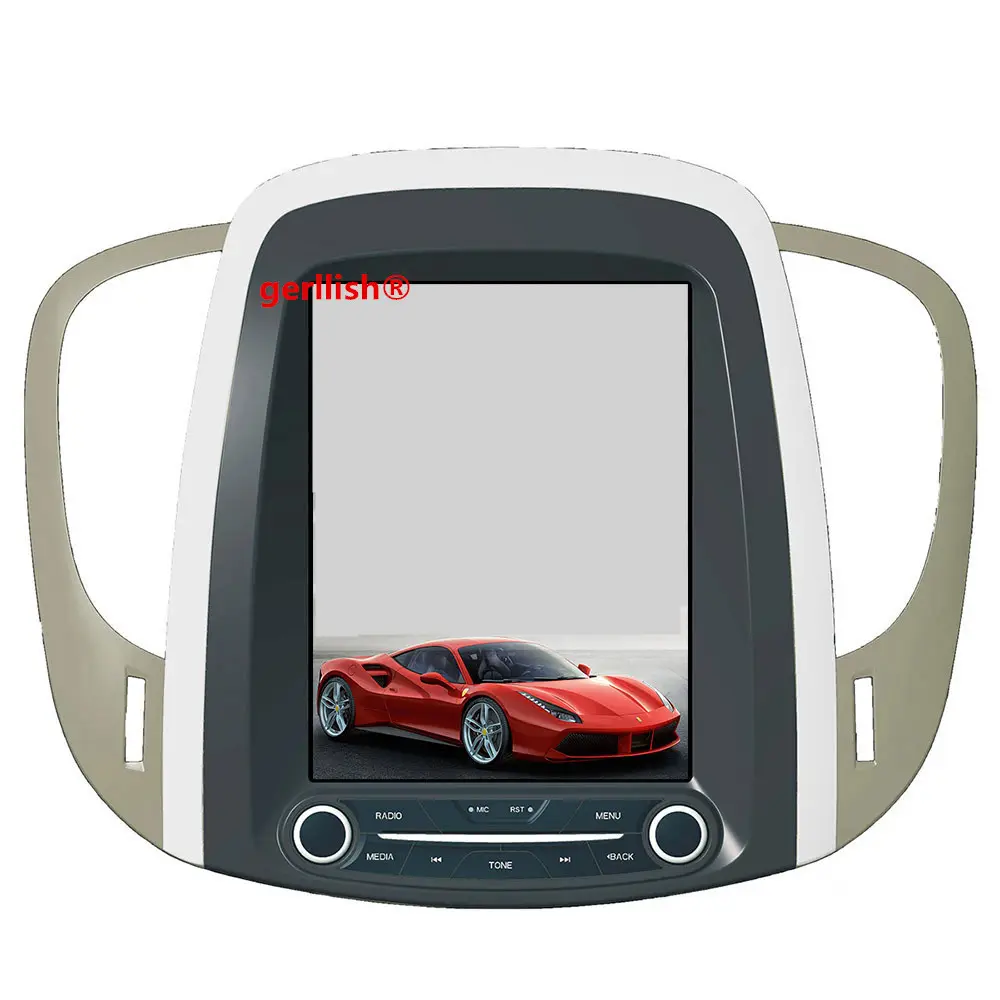 10,4 pulgadas Tesla Vertical pantalla Android auto Radio estéreo Video Multimedia DVD GPS Player para Buick LaCrosse 2008-2012 navegación