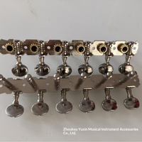 Grosir Pabrik 6-in-1 12-string Peg Tuner Logam Berlapis Nikel untuk Gitar, Aksesoris Instrumen