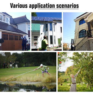 24Ft bastone telescopico in fibra di carbonio portatile eco-friendly per la pulizia della casa strumenti personalizzati di estensione palo di bloccaggio - Product Image 6