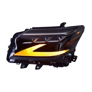 For GX400/GX460 12V <b>LED</b> <b>Headlight</b> Assembly With Daytime Running Lights and Flowing Water Steering Design Flowing Water Effect Cr - Product Image 3