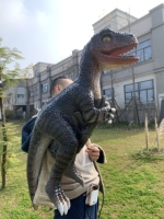 Marionnette de dinosaure personnalisée CET en matériau léger pour garderies, écoles, parcs de trampolines, attractions et spectacles