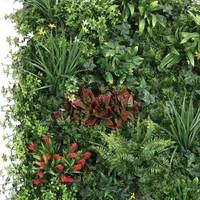 Panneau mural de verdure artificielle en plastique à prix abordable, type haie de buis, pour décoration de maison et jardin, Noël, Pâques