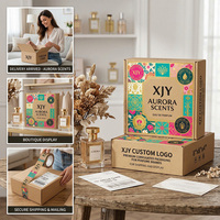 Cajas de Cartón Corrugado con Logotipo Personalizado XJY, Embalaje Impreso a Color para Marcas de Perfumes, Envío y Exhibición